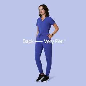 Mandala Very Peri Scrub Set